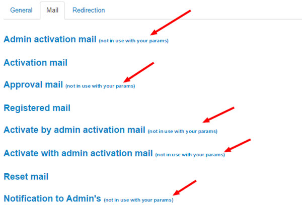 notification mail