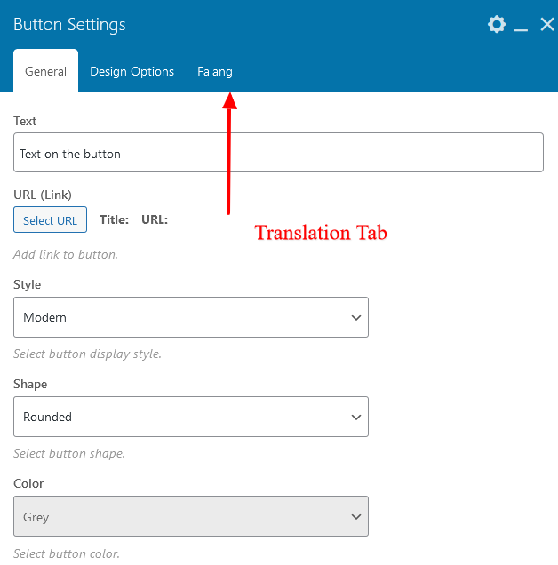 Elementor Translation with Falang