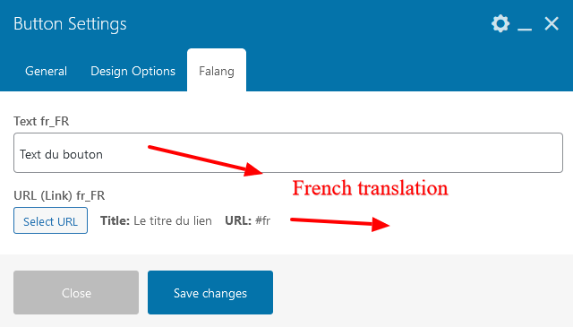 Manage Translation in Extra tab Manage Translation in Extra tab