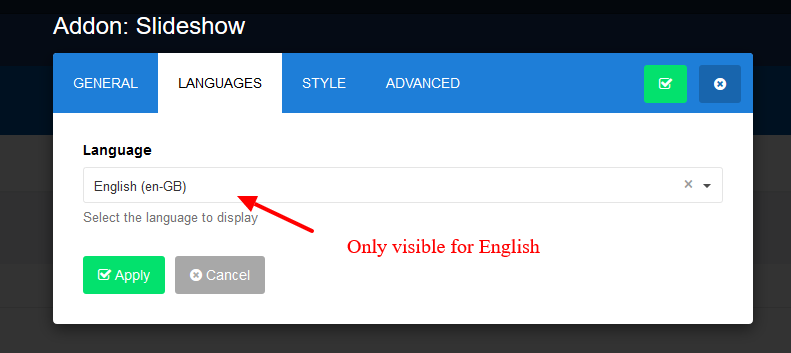 language filter